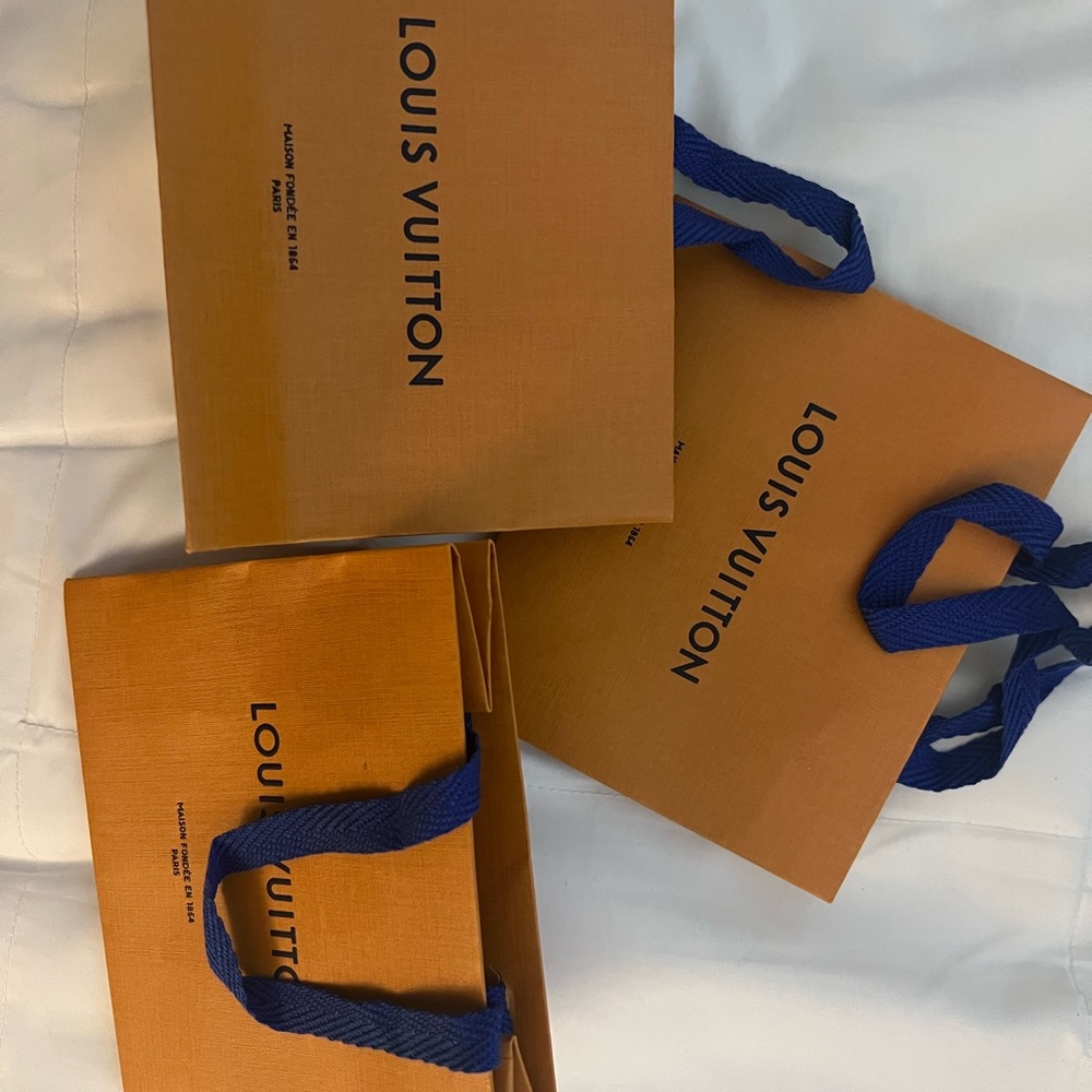 Louis Vuitton empty bags